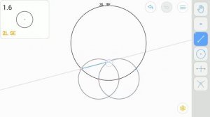 [Three Stars] Euclidea level 1.6 Alpha Walkthrough