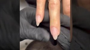 Маникюр база с поталью