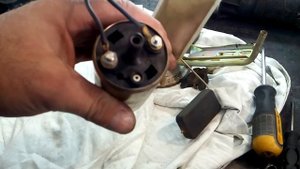 Мазда 626 GD купе 2,2 i, замена топливного насоса