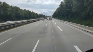 Mercedes Actros 1853 - Fahrt Heilbronn nach Koblenz CH - AS Ilsfeld A81 bis Stuttgart-Feuerbach