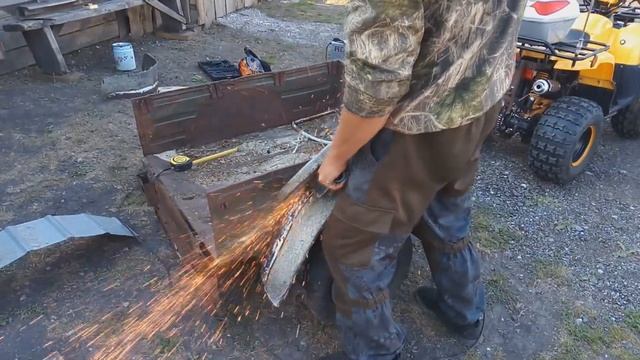 Тюнинг тележки. Как сделать сцепное устройство к квадроциклу|Как соеденить прицеп с квадриком смотреть онлайн