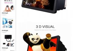 Универсальный портативный 3D видео увеличитель для телефона смартфон экран Лупа усилитель