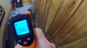 Китайский дизельный обогреватель Нагреет ли гараж? Пробуем.Температура доп. батареи на выхлопе.