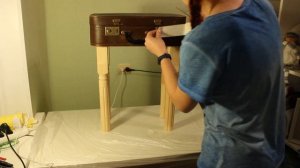 Столик из старого чемодана| Рыжий DIY