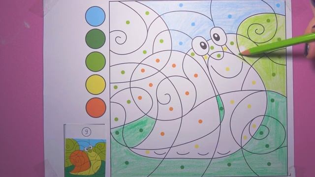 Как разукрасить улитку | Нарисовать улитку | How to draw a snail | How to color a snail