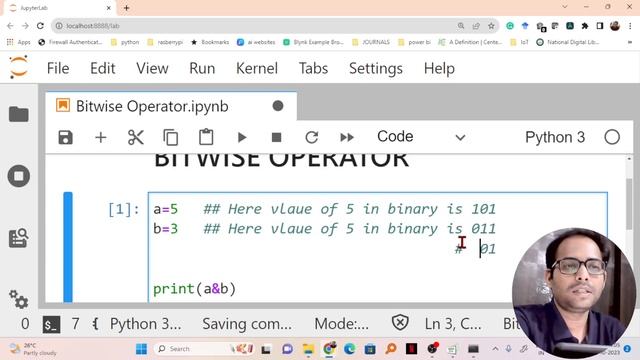 Python for beginners || BITWISE Operators || & - and bitwise operator