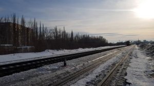 Тепловоз 2ТЭ116У-056 ТЧЭ-14 Ульяновск с классными вагонами.