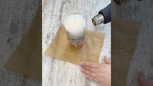 Ботаническая свеча с бутонами роз