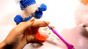 Единорог из резинок. Лумигуруми. Rainbow Loom Unicorn. Часть-1.