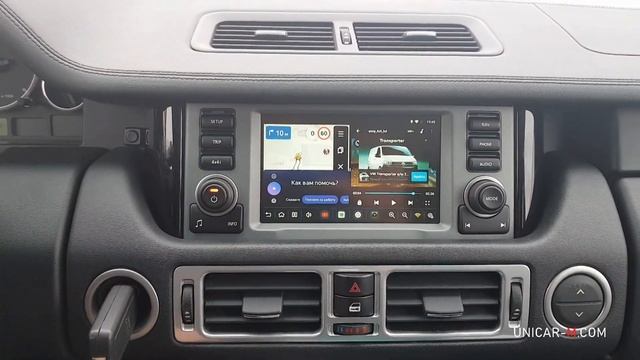 Range Rover 2005-2009 (GVIF Interface) и блок навигации ROiK10 Android 9.0.mp4