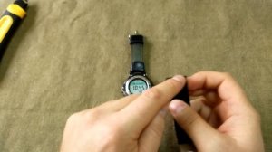Замена ремешка на часах Casio SGW 100 на не родной
