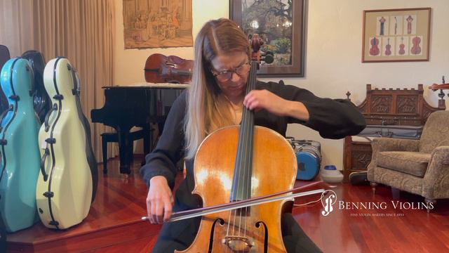 Fine 1943 Cello Made by Violinmaker Helmut Ellersieck For Sale смотреть онлайн