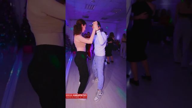 Vitaly Semyanov & Kristina Alpatova dancing bachata @ New Year Afterparty 2023.1.14 #bachata #short