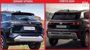 Creta 2024 Vs Grand Vitara | Comparison | New Hyundai Creta Facelift VS Maruti suzuki grand vitara