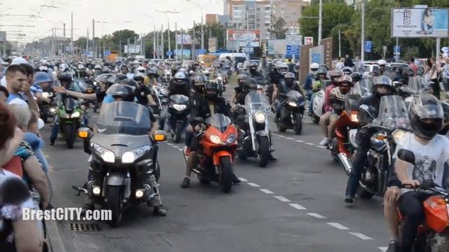 BrestCITY.com: Брест встречает байкеров. Мотопарад 2016 смотреть онлайн