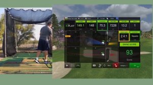 Playing 3 Holes Using Real Clubs and AlmostGolf/Real Balls on E6 Connect with SLX SwingLogic.