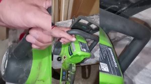 Техническое обслуживание аккумуляторной цепной пилы.