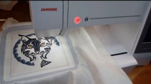 Вышиваем на Janome Memory Craft 550E