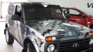 Рождение городского камуфляжа "Пиксель" на LADA 4*4