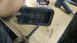 Ремонт лопнувшей задней заглушки Lexus своими руками 2-Часть