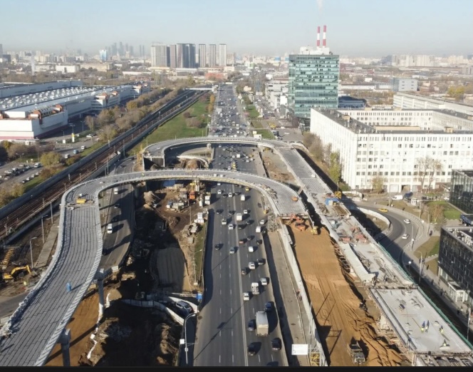 Московский скоростной диаметр. Москва