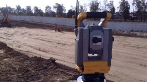 Trimble S6 вынос свай 250 штук за час