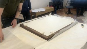 Распаковка выставки Шедевры русской живописи из собрания ОЛК ГМИИ им. А.С. Пушкина