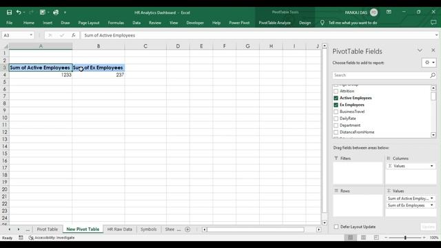 How To Design Dynamic Dashboard KPI For HR Analytics Part 1 | Excel Dashboards смотреть онлайн