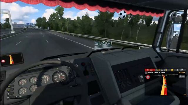 Euro Truck Simulator 2 1.42 бета катаюсь с модом.