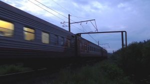 ВЛ11М-421 с пригородным поездом Екатеринбург-Пасс. - Алапаевск