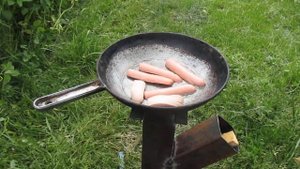 Ракетная Печь без колосников своими руками.Rocket-type wood-burning stove