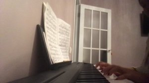 Моё первое сочинение на пианино