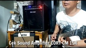 cek sound amplifier cort  CM15r #asmr