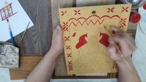 Мезенская роспись по дереву. Часть 1