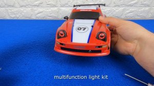 UDIRC 1607 RTR 1/16 2.4G 4WD RC Car Drift On-Road 3 Speeds Lights kit Available Brushed - Brushless