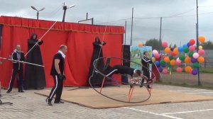 Фаер шоу на дне колонии в ИК-1 в Твери