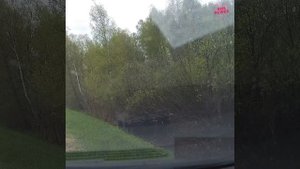 Красивый, но неудачный обгон.