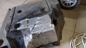 Продолжение ремонт защиты днища на Volkswagen t6