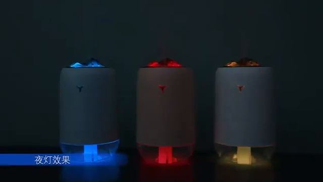 Мини увлажнитель воздуха, цвет розово абрикосовый смотреть онлайн