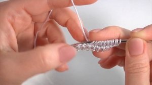 Учимся вязать с бисером, просто и красиво/Вязание нежной ТЕСЬМЫ/Тунисское вязание крючком