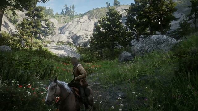 Red Dead Redemption 2 l Exit Pursued by a Bruised Ego 2/2 (killing the bear) l PC смотреть онлайн