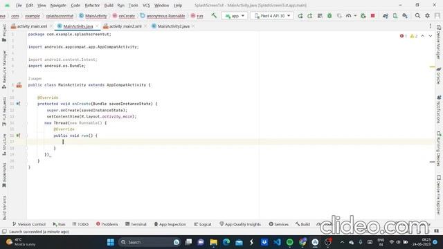 Splash Screen in Android Studio | Java | Android Application Development