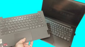 Разборка и замена клавиатуры с топкейсом на LENOVO IdeaPad 5 14ARE05