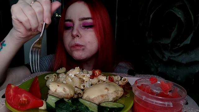 КОТЛЕТЫ С МАКАРОНАМИ МУКБАНГ/mukbang смотреть онлайн