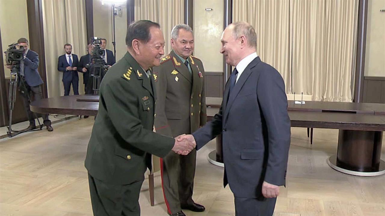 Президент в Ново-Огареве принял зампреда Центрального военного совета КНР Чжан Юся