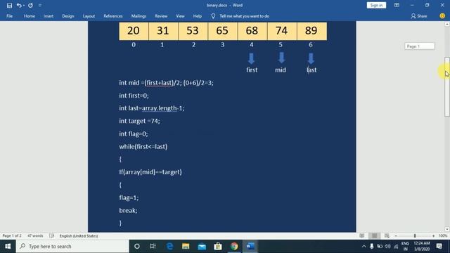 Binary Search in Java