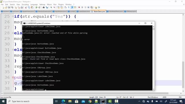 Java Lecture #11. GUI Programming in java (Part-III) смотреть онлайн
