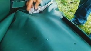 Лодка ПВХ. Как выкачать воду из балона, у вас получится