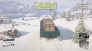 SnowRunner. Кольский полуостров. Ковдозеро. Поручение «Доставка припасов».