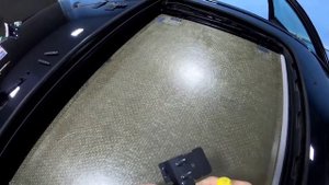 BMW F10???Полный обзор снятия обшивки потолка